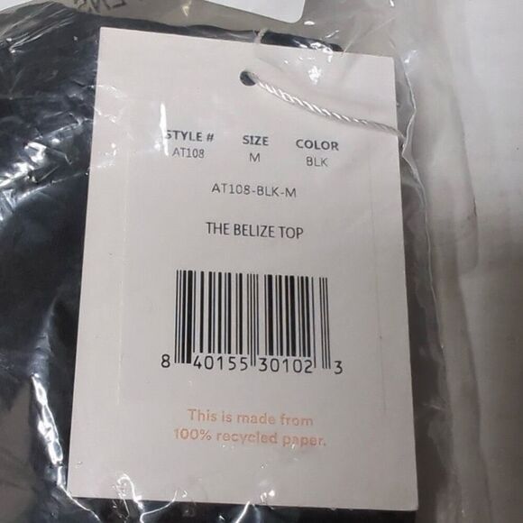 Andie Swim The Belize Bikini Top in Black Size M NWT Bathing Suit Top AT108 - Picture 8 of 12